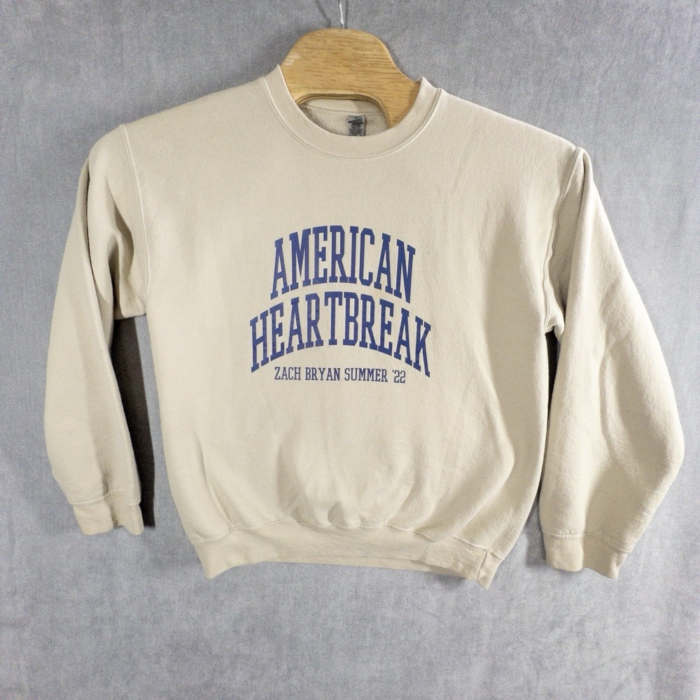 2022 Zach Bryan American Heartbreak Tour Sweatshirt Medium *read* - Picture 1 of 7